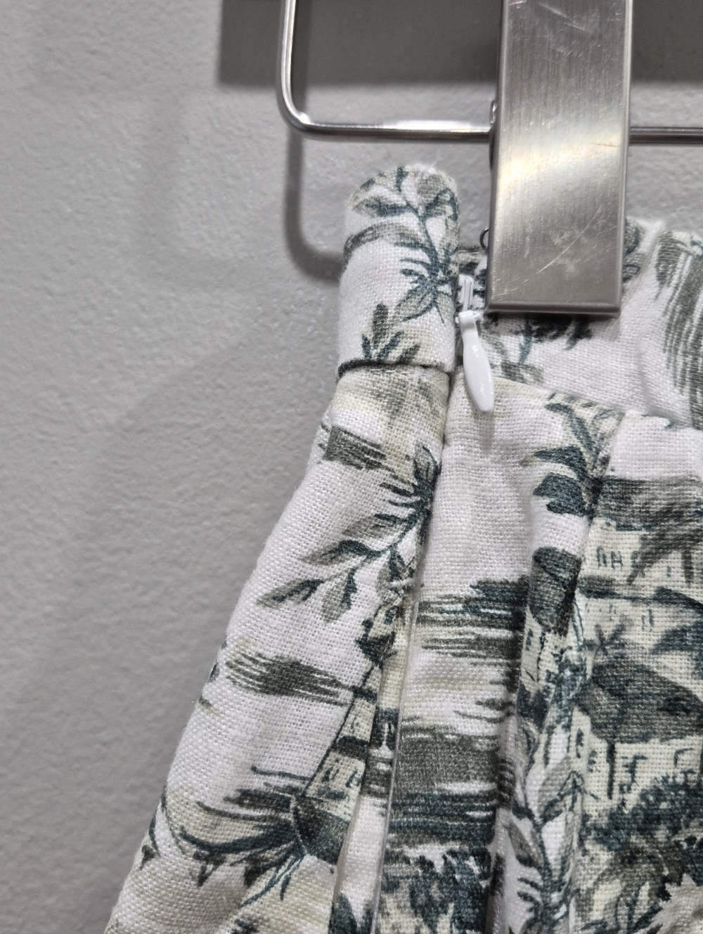 Abercrombie And Fitch Linen Blend Midi Tiered Skirt - Picture 4 of 7